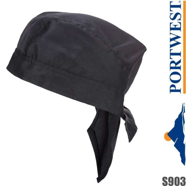 Koch - Bandana, Mütze, S903, Portwest, schwarz