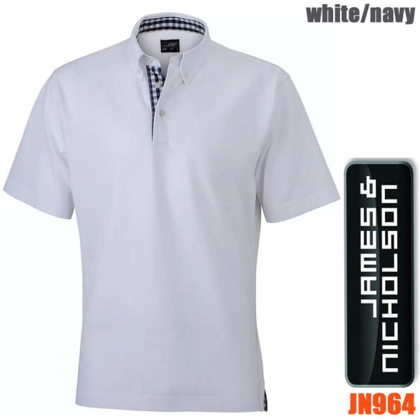 Men's Plain Polo, JAMES & NICHOLSON - JN964