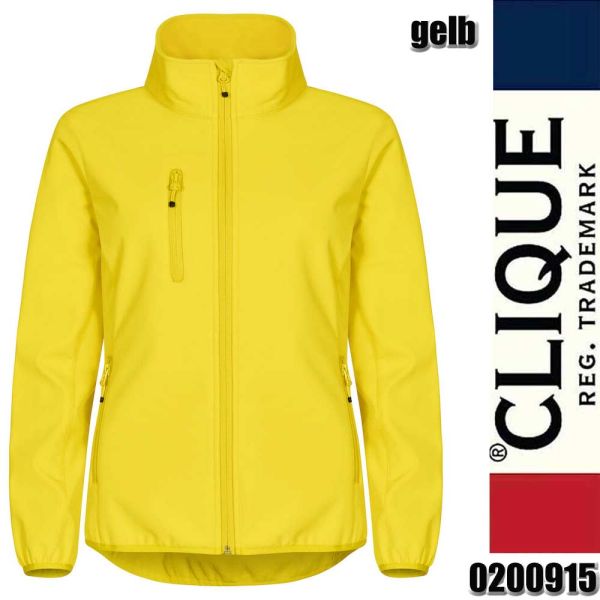 Classic Softshell Vest Lady, Clique - 0200916, gelb