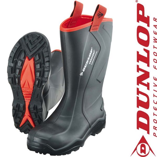 Stiefel Purofort + Rugged S5 CI SRC, schwarz - DUNLOP