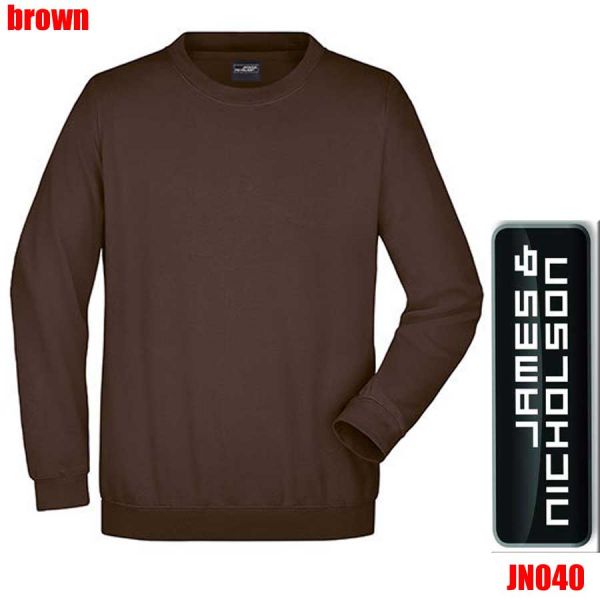 Round Sweatshirt - Pullover Heavy - JN040 - James & Nicholson
