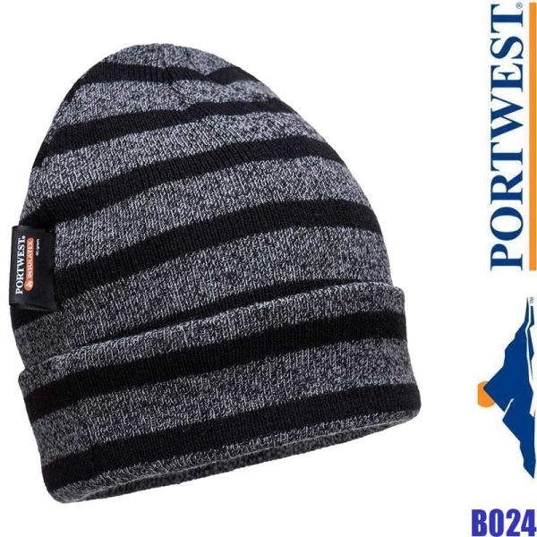 Strickmuetze, Insulatex gefüttert, B024, PORTWEST