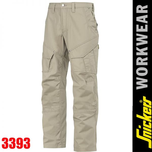 Ripstop Trousers - SNICKERS Workwear - beige - 3393-SALE