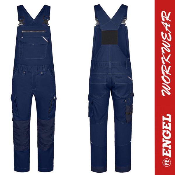 X-Treme Latzhose aus Stretch - 3360 - ENGEL Workwear-blue ink