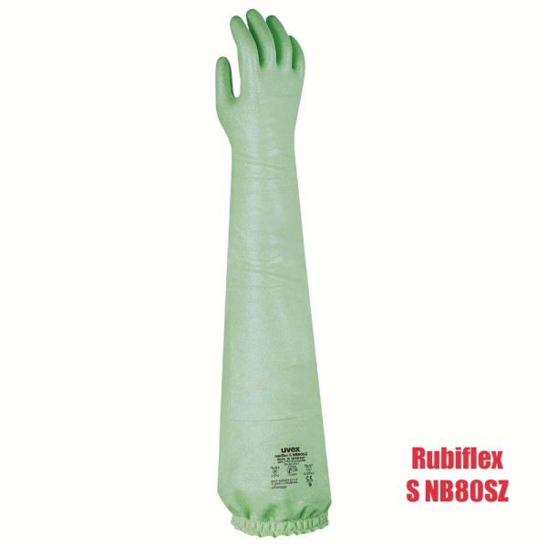 uvex rubiflex S NB80SZ Chemikalienschutzhandschuh, 60191