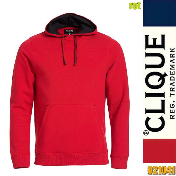 Classic Hoody, Clique - 021041, rot
