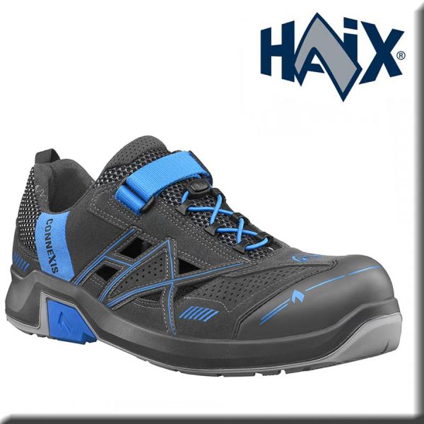 CONNEXIS - HAIX - Sicherheitssandale - AIR - S1-LOW-grau-blau - 630009