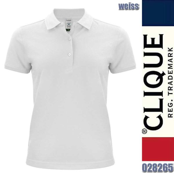 Classic OC Polo Ladies, Damen - Clique - 028265, weiss