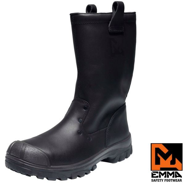 DEMPO Sicherheits - schwarzer Lederstiefel von EMMA Footwear - MM583848