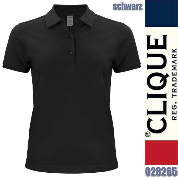 Classic OC Polo Ladies, Damen - Clique - 028265, schwarz