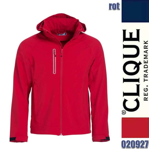 Milford Jacket sportliche Softshell Jacke, Clique - 020927, rot