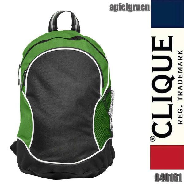 Basic Backpack sportlicher Rucksack, Clique - 040161, apfelgruen