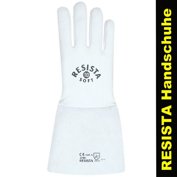Schweisserhandschuhe RESISTA-SOFT-aus weichem Ziegennappaleder - 3790