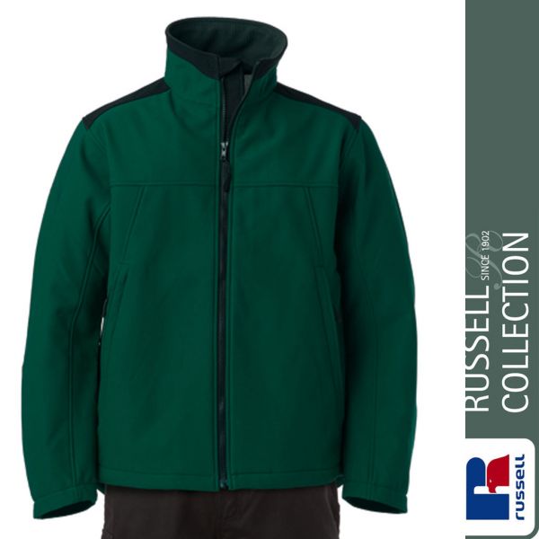 Heavy Duty Workwear Softshell Jacket, Russel - Z018-bottlegreen