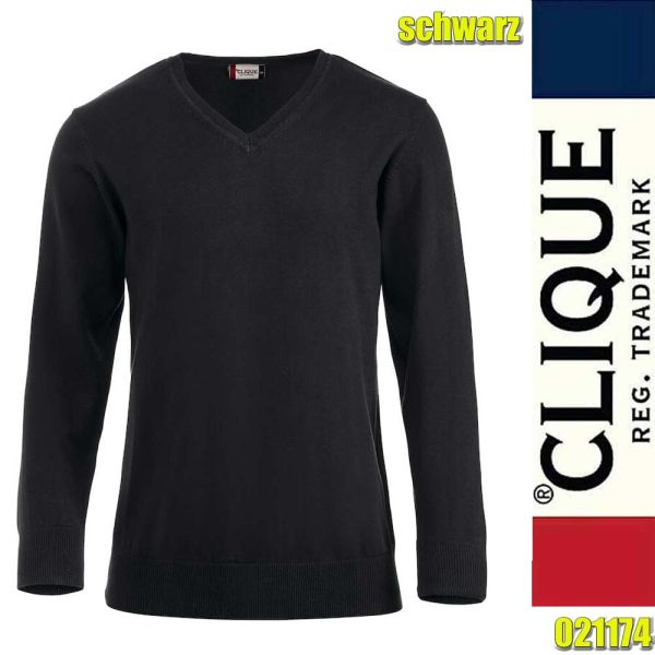 Aston Strickpullover V-Ausschnitt, Clique - 021174