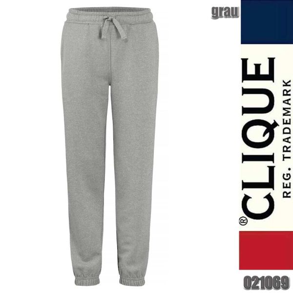 Basic Active Pants Junior Kinder Trainerhosen, Clique - 021069, grau