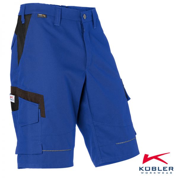 Shorts, INNOVATIQ, Kübler Workwear, 2430, kornblau-schwarz