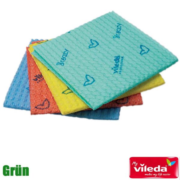 Mikrofasertuch VILEDA BREAZY - grün 