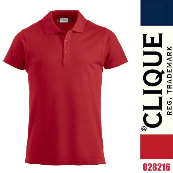 Poloshirt, CLIQUE, GIBSON, rot, SALE ! 028216