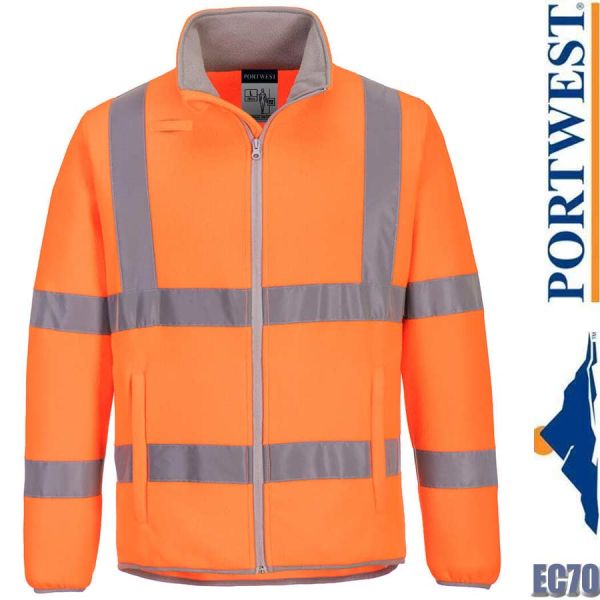 Eco HI-VIS Fleece-Jacke, EC70, PORTWEST, orange