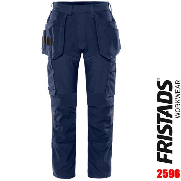 Handwerker Stretch Hose 2596 - FRISTADS Workwear-dunkelblau