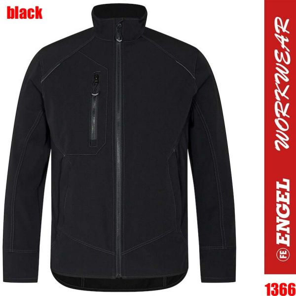 X-Treme Jacke 1366 mit 4-Wege Stretch - ENGEL Workwear-schwarz