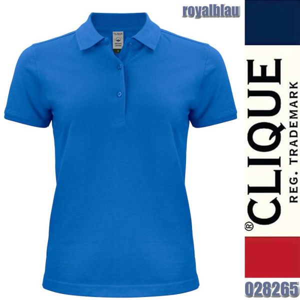 Classic OC Polo Ladies, Damen - Clique - 028265, royalblau