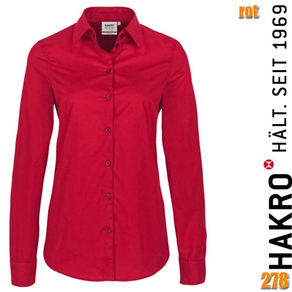 NO. 121 Hakro Damen-Bluse Mikralinar, rot