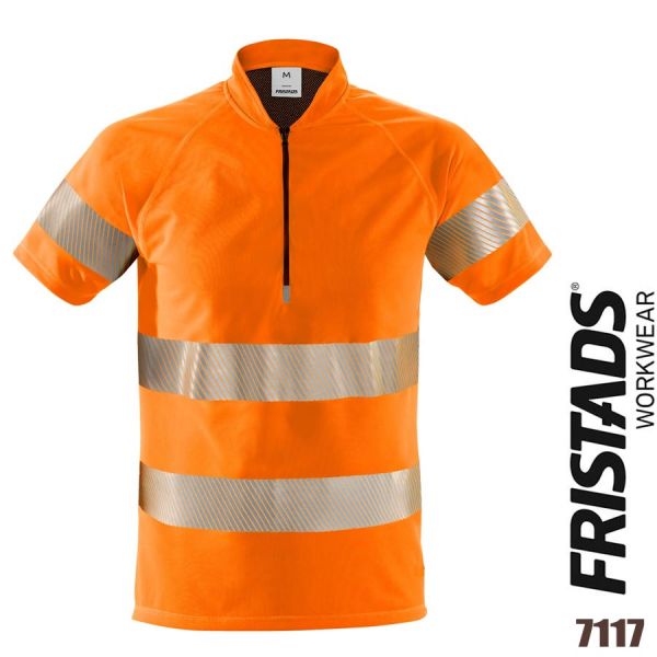 High Vis 37.5 T-Shirt, Klasse 3, 7117, FRISTADS Workwear, leuchtorange