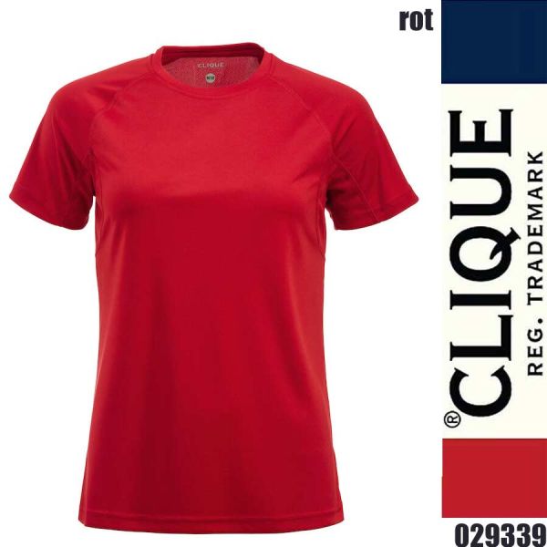 Premium Active-T Ladies, funktionelles T-Shirt, Clique - 029339, rot