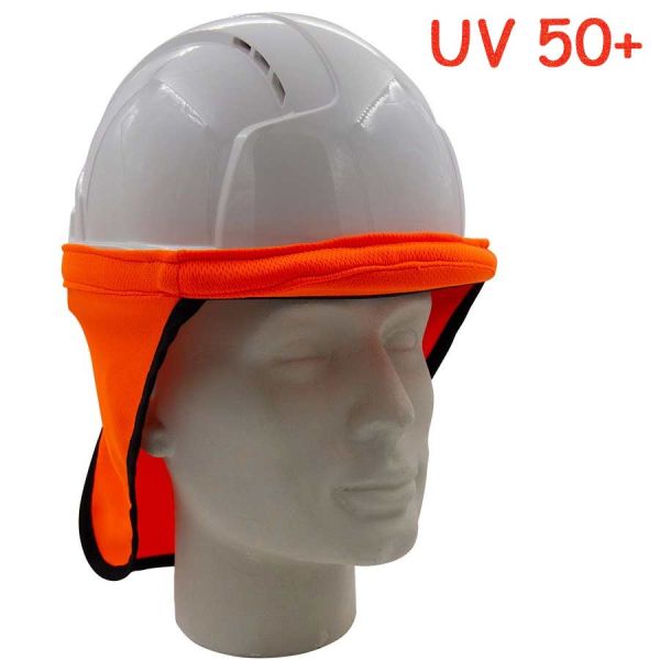 Nackenschutz, Leuchtorange, UV 50+