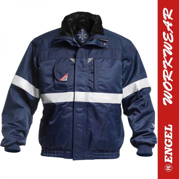 Pilotjacke mit Reflexstreifen - ENGEL Workwear - 1211-912-marine