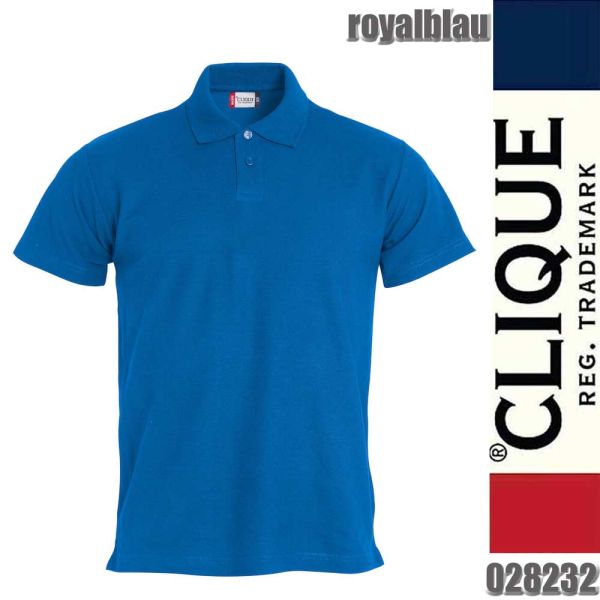 Basic Polo S/S Junior Poloshirt Kinder - Clique -, royalblau