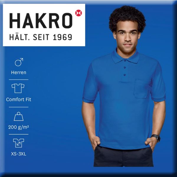 № 802 Pocket Polo Shirt TOP, HAKRO