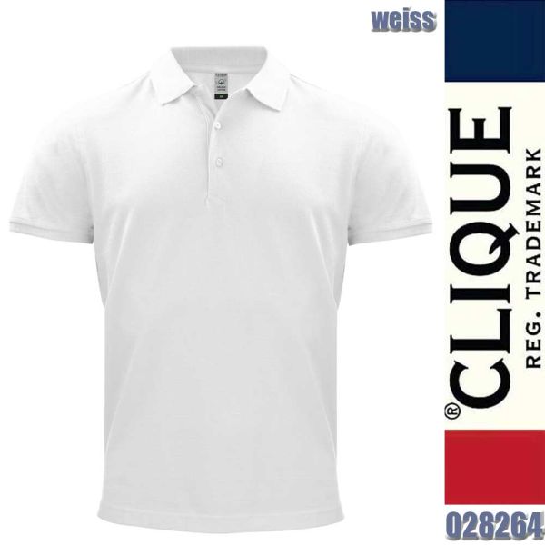 Classic OC Polo, Bio Baumwolle, Clique - 028264, weiss