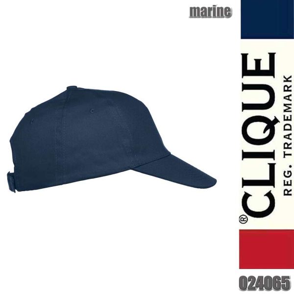 Texas Cap mit Klettverschluss, Clique - 024065, marine