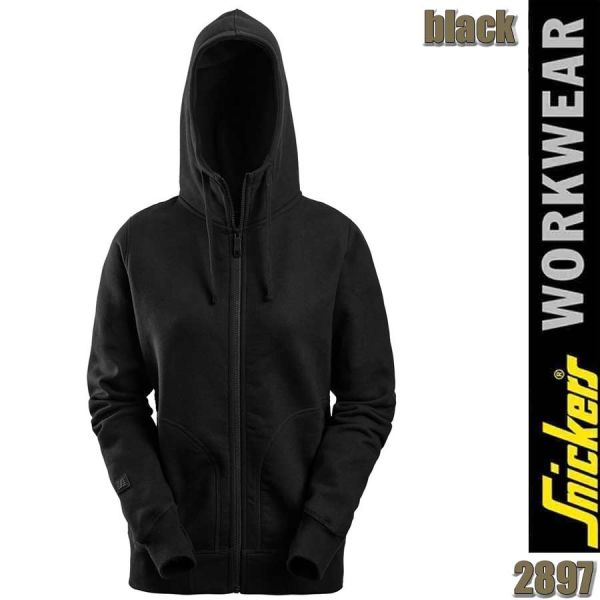 AllroundWork, Damen-Kapuzenjacke mit durchgehendem Reißverschluss, Snickers - 2897