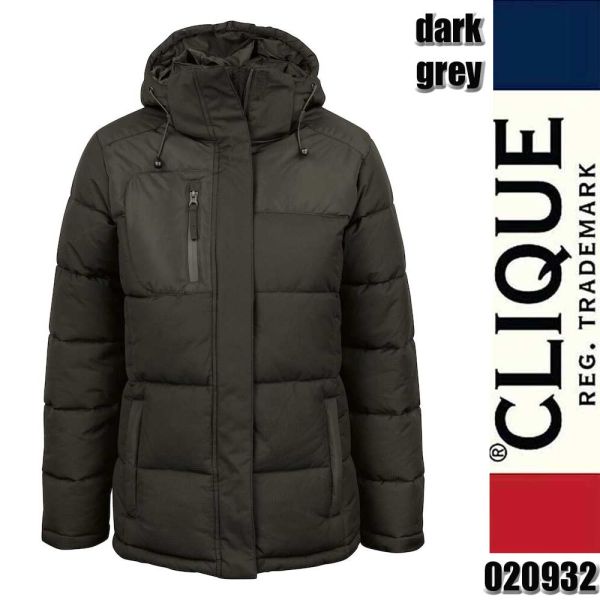 Colorado Ladies gepolsterte Damen Winterjacke, Clique - 020932, dark grey