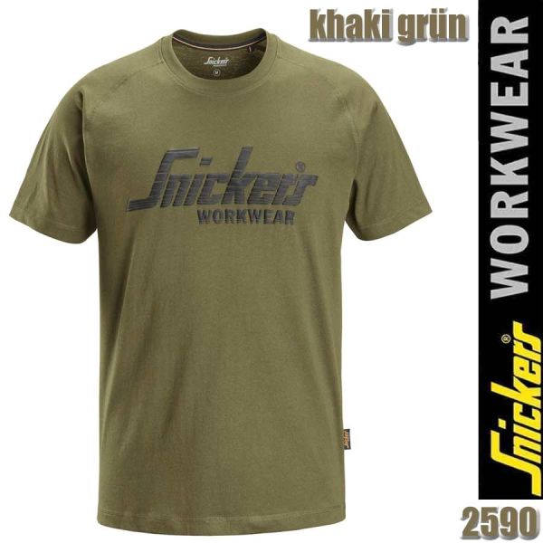 Logo-T-Shirt weich und angenehm, Snickers - 2590