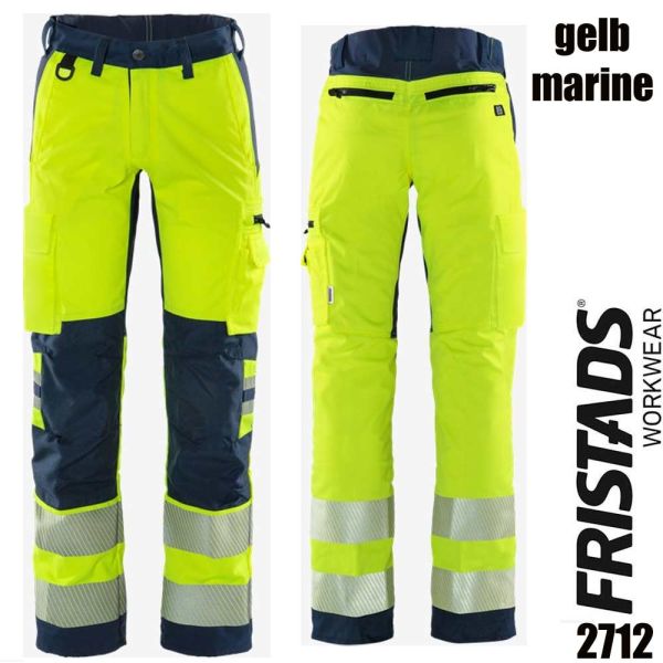 HIGH VIS STRETCH-HOSE KL. 2 2712 PLU, FRISTADS, 130164