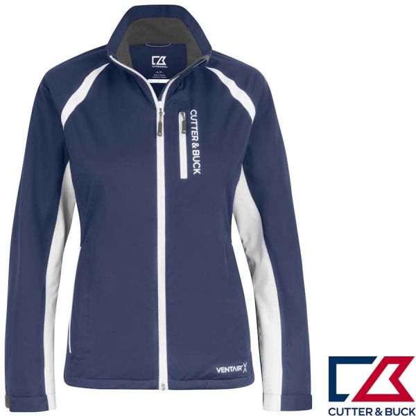North Shore Jacke Damen, 3-Lagen, CUTTER & Buck, dunkles marineblau