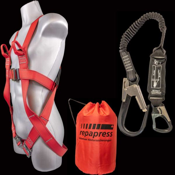 Auffanggurt und Verbindungsmittel für Gerüstbau