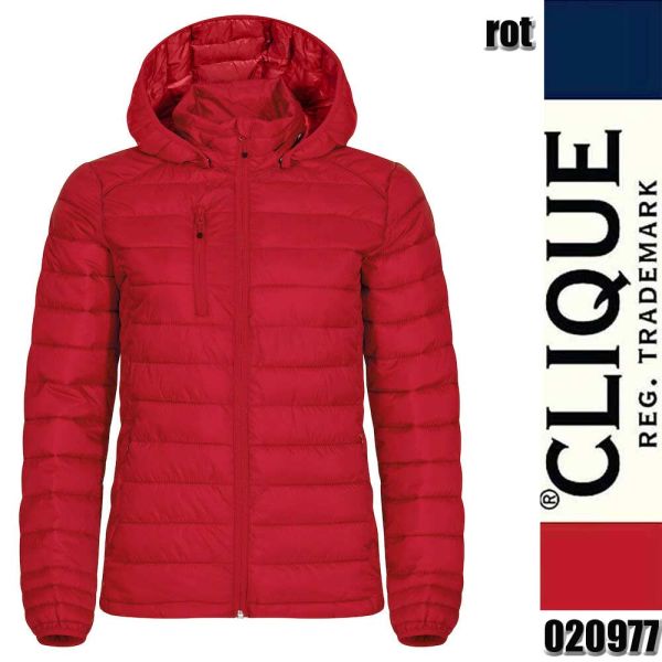 Hudson Ladies moderne Damen Steppjacke, Clique - 020977, rot