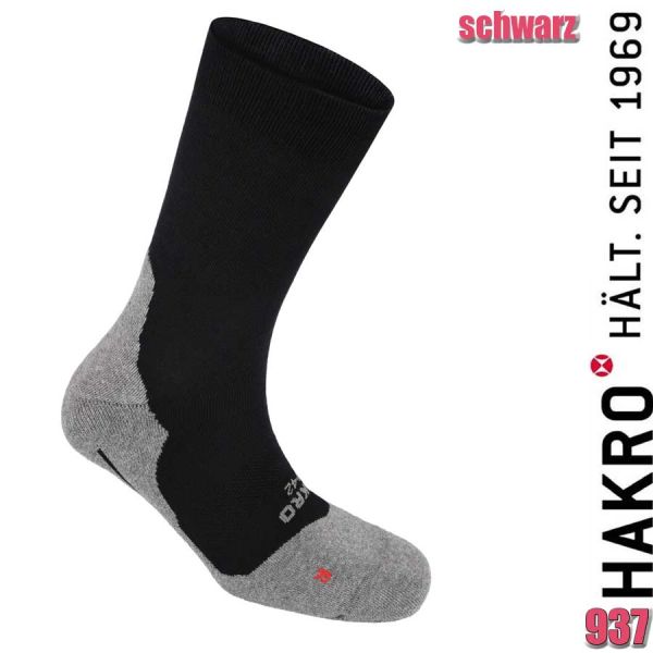 NO. 937 Hakro Socken Performance, schwarz