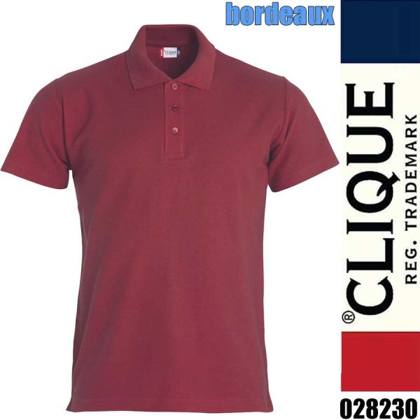Basic Polo moderne Passform, Clique - 028230