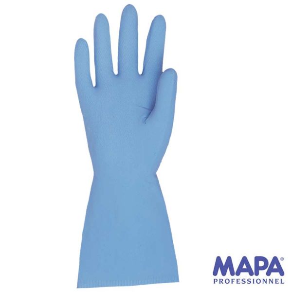 Schutzhandschuhe MAPA VITAL 117, blau - 4001