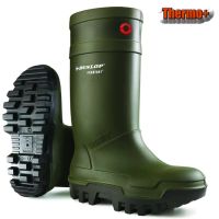 Dunlop Purofort Gummistiefel - Thermo+ green S5 Dunlop Purofort Gummistiefel - Thermo+ green S5
