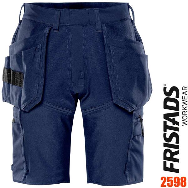 Handwerker Stretch - Shorts, 2598, FRISTADS, 134119, dunkelblau