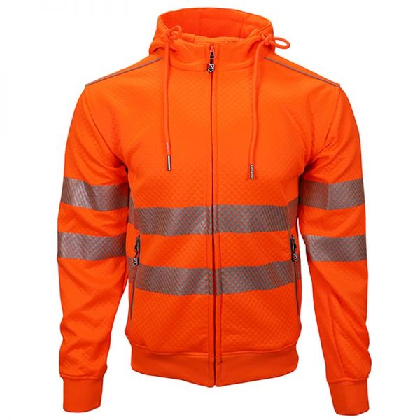 Born Safety Hoodie-Sweatjacke - orange