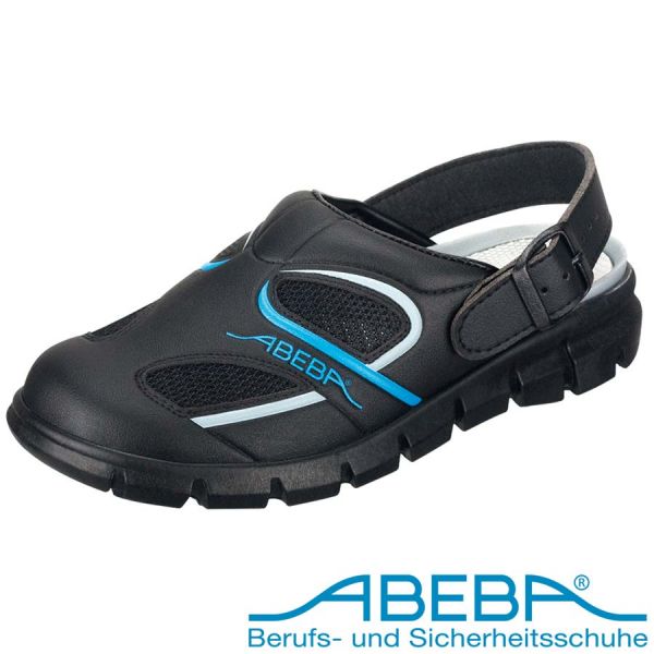 ABEBA Pantolette 7361-schwarz-blau-7341